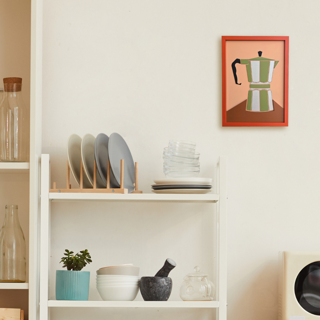 Cafetière Moka - Œuvre d'art originale de Tzachi Nevo